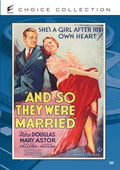 AND SO THEY WERE MARRIED DIGITAL VIDEO DISC, BLACK &amp; WHITE|MANUFACTURED ON DEMAND